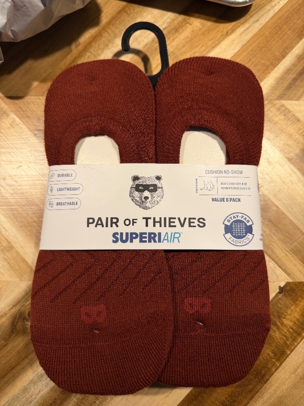6 pack men’s nos show socks